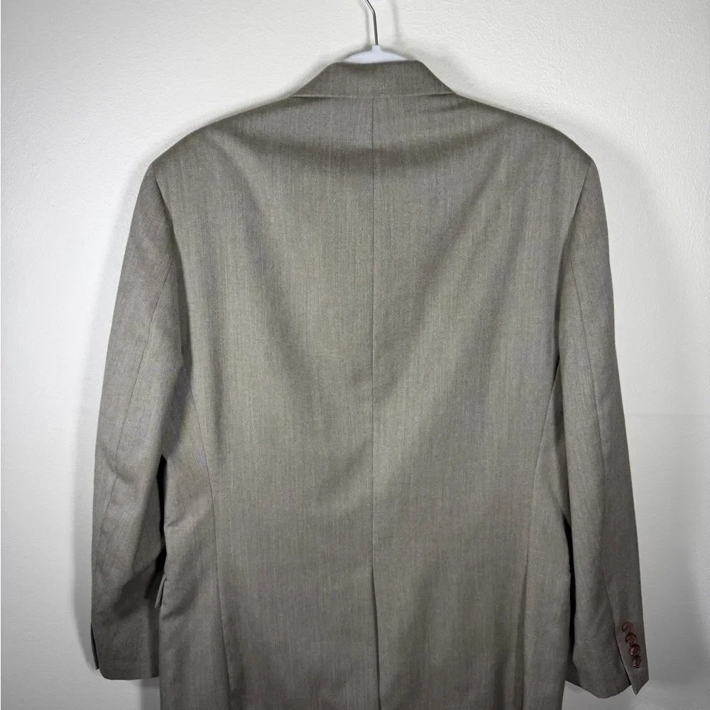 Lauren Ralph Lauren Tan Blazer with Paisley Lining